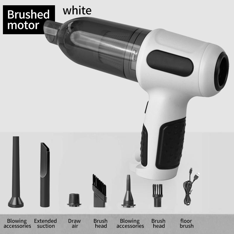Portable Air Blower, 2024 Best Car Vacuum Cleaner, Brushless, Strong, Low Noise Long Lasting Battery Mini Vacuum Cleaner