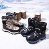 Plus Velvet Warm Children's Snow Boots - Non-Slip, Thick Cotton for Cold Weather, Long Outdoor Boots for Girls