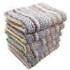 Imabari-produced Leftover Thread Colorful Stripe Face Towel 5-piece Set