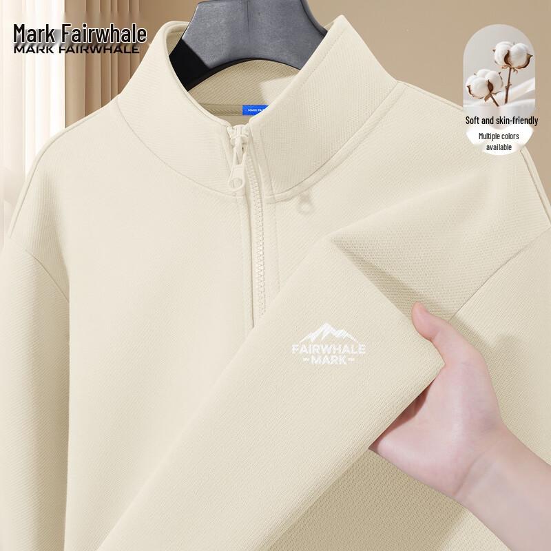 

Mark Fairwhale Men s Half-Zip Stand-Collar Sweatshirt 2XL (185)