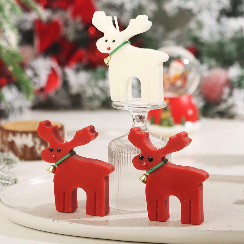 Christmas Reindeer Scented Candle Ornament - Indoor Fragrance