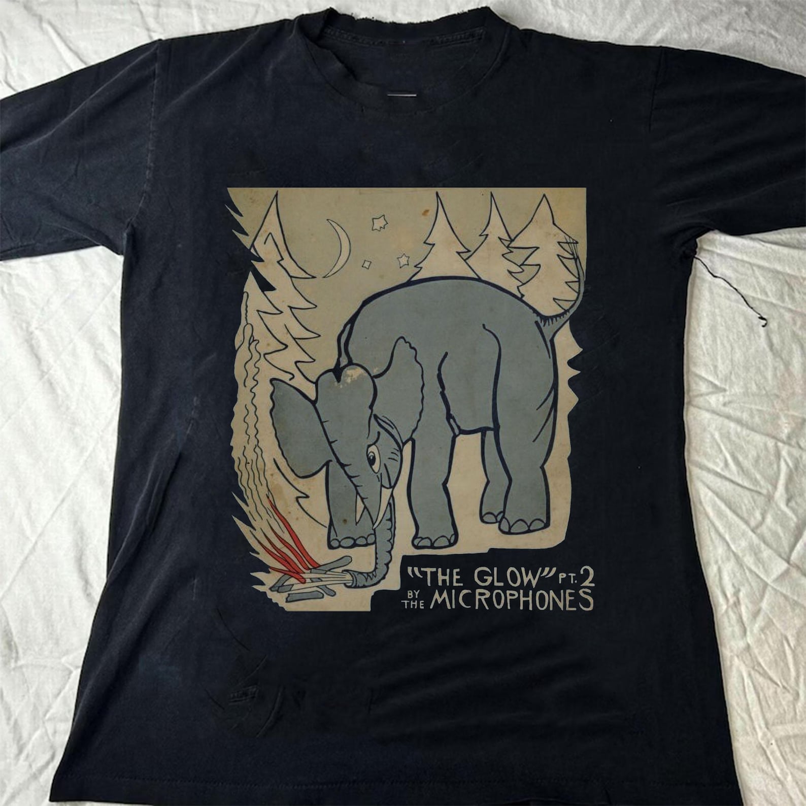 The Microphones T-Shirt, The Glow Pt2 shirt, Indie rock band shirt, 90s graphic tee, Indie folk shirt, The microphones band tee, Unisex 2XL