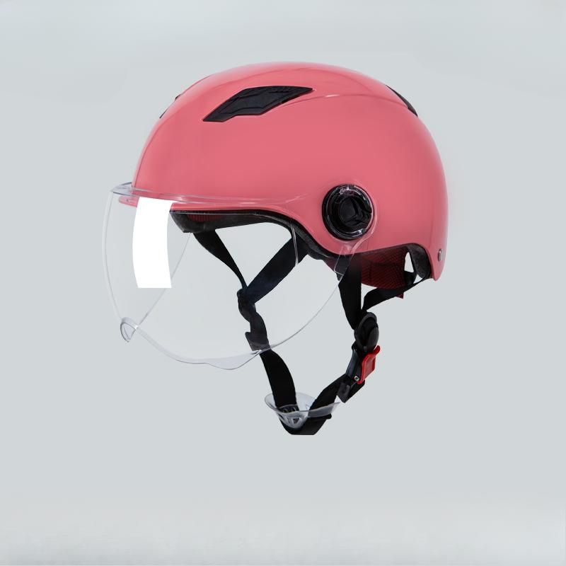 Electric Car Half Helmet Men and Women Summer Sun Protection Battery Motorcycle Riding Helmet Four Seasons 3C Certified Helmet