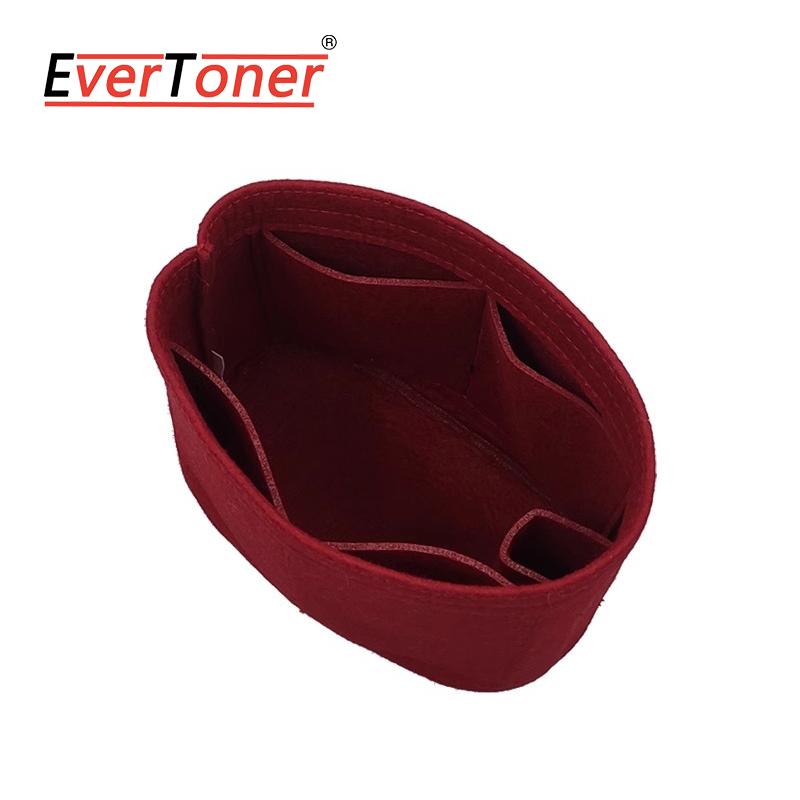 

EverToner Soft Felt Liner Insert for Cha-el 22p Bucket Bag Structures the Bag Organizes Belongings Protection
