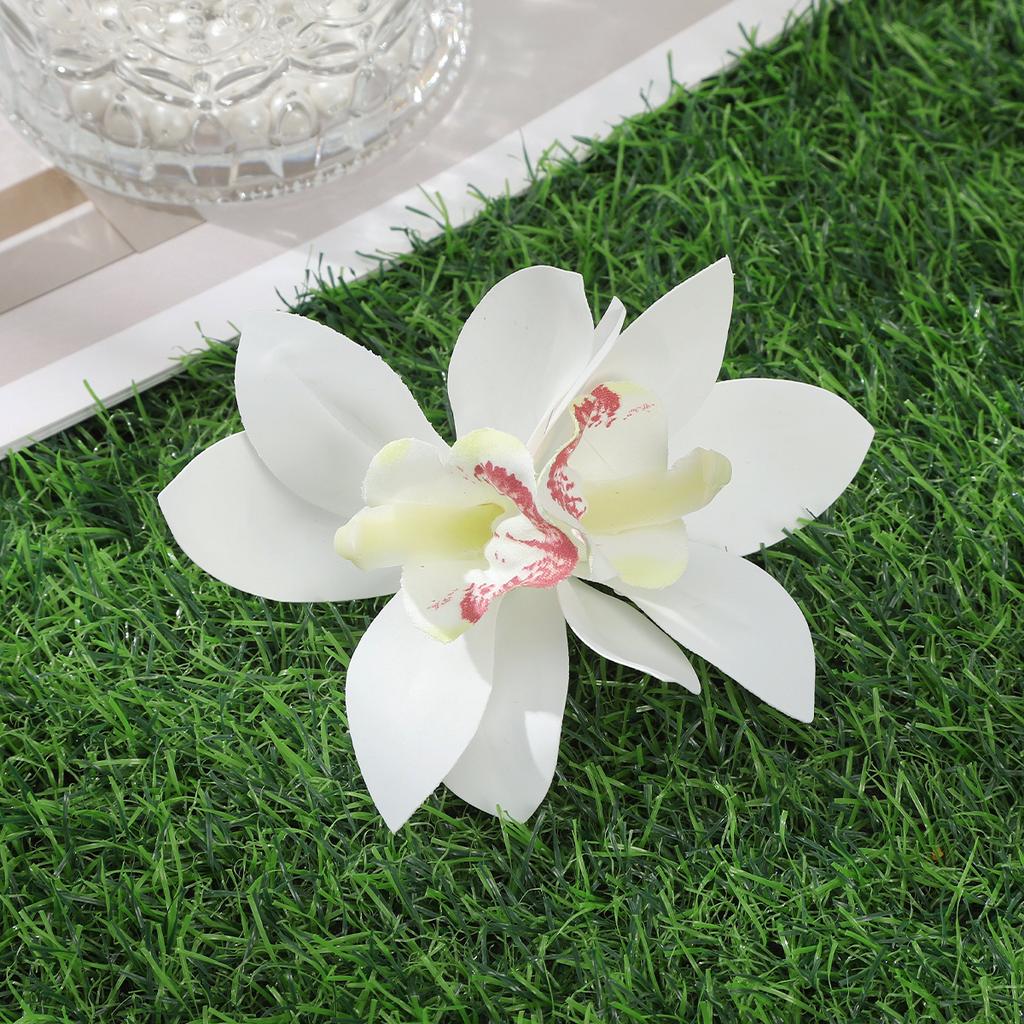 Orchidėjų Gėlių Plaukų Sagtys Bohemiška Maža Plaukų Sagtis Vestuvinė Sagtis Paplūdimio Vestuvių Gėlė Moteriška Šventinė Plaukų Sagtis Plaukų Aksesuarai