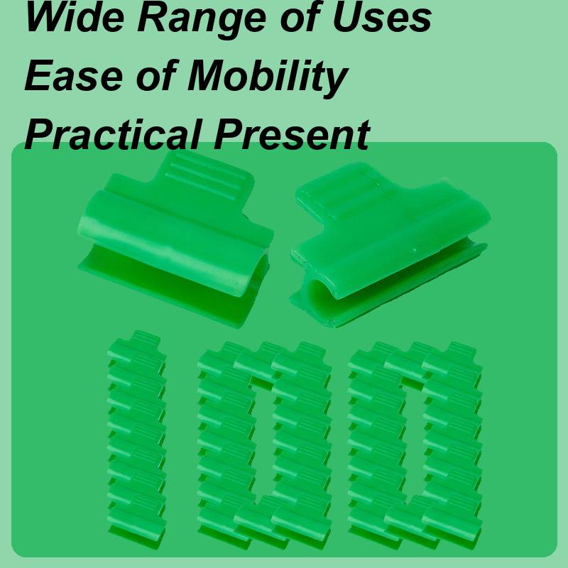 Garden Clips For Netting 100-piece Snap Clamps Heavy Duty Accessories Bracket Replacement Support Fasteners For Grow Farm
