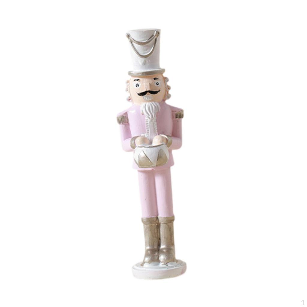 Christmas Nutcracker Statue Decor Charm Gift Display Portable Desktop Ornament Xmas