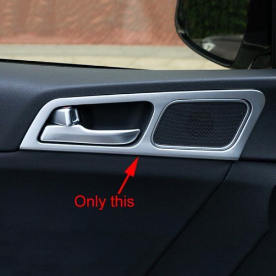 Matte Chrome Interior Door Handle Cover Surrounds For 2017- Kia Sportage QL