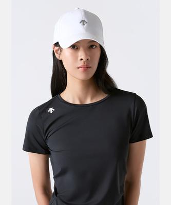 DESCENTE Swiss Ski Woven Ball Cap White Sr323Icp73