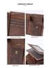 Men's Vintage Genuine Leather Wallet - Large Capacity Coin Purse, Card Holder & Multifunctional Clutch