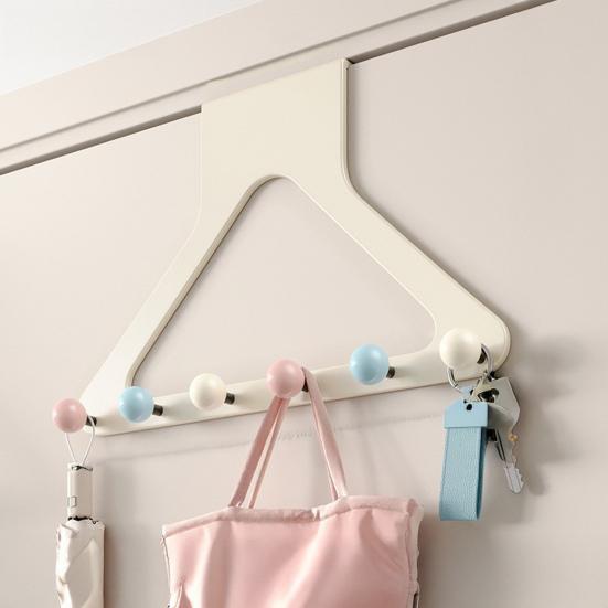 Hanger Rack Heavy Duty Coats Hats Scarves Coat Hanger Organizer Damage-Free Installation