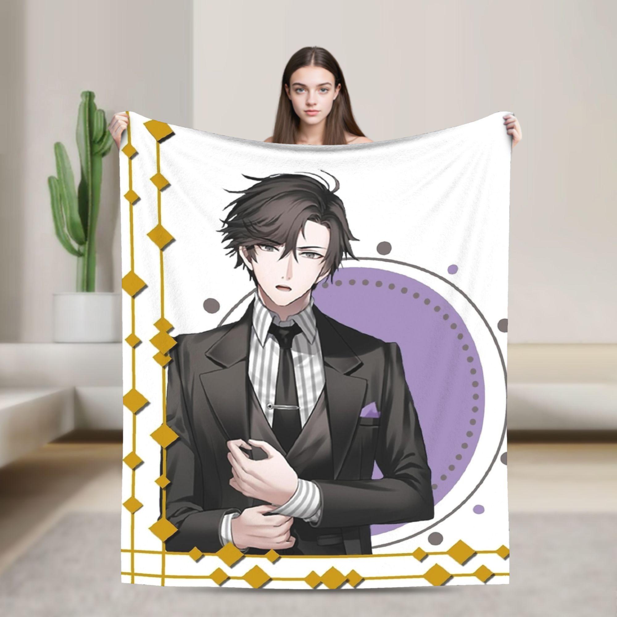 mystic messenger  707 Blanket Quality Warm  Throw Blanket Winter Travel Home Decor Funny Bedspread 30x40in