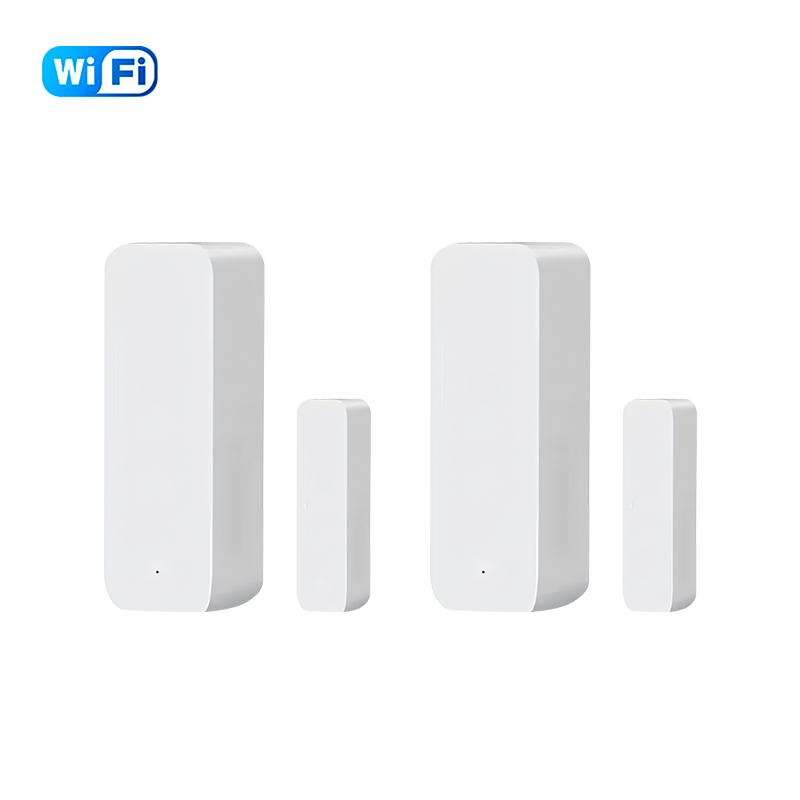 Tuya WiFi Door Sensor Window Sensor Smart Home Wireless Door Detector Door Open / Closed Alarm System for Alexa Google