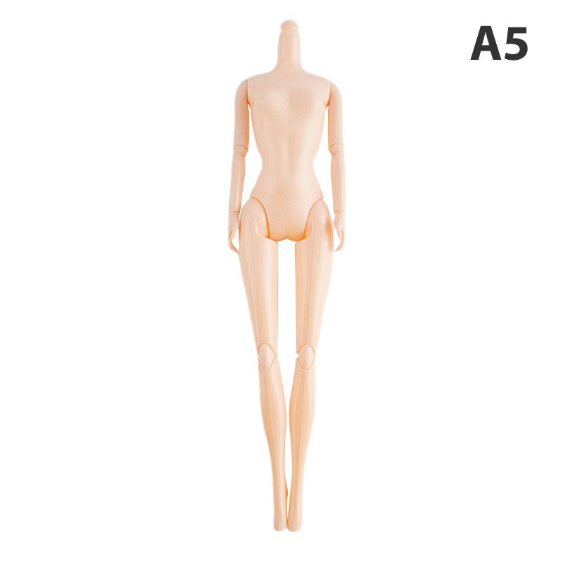 1PC 11 Movable Joints 26/27cm African Doll Nude Body Brown Black Skin Doll Body Skin Children's Pretty Girl Toy Gift