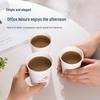 Deli Dexin Series 228mL White Paper Cups