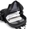Stylish Black Casual Daypack with Adjustable Shoulder Straps, Large Capacity, for School, Travel, Commuting, Backpack for School