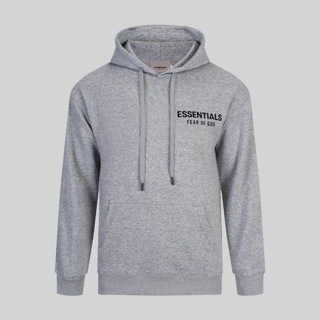 FOG Essentials Unisex Long Sleeve Printed Hoodie - 350g Cotton Fabric