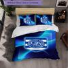 Queens Park Rangers Football Set Biancheria da Letto 3 Pezzi Morbido Copripiumino con Federe Set Decorazione Camera da Letto per la Casa