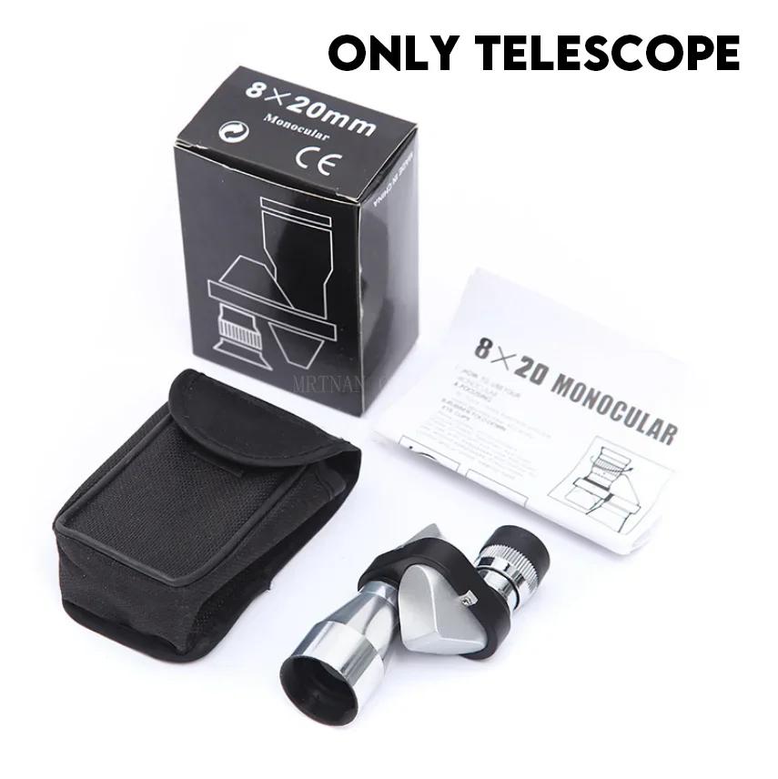 Portable High-definition Mini Monocular Telescope with Zoom for Outdoor Fishing Used for Hunting Camping and Mountaineering