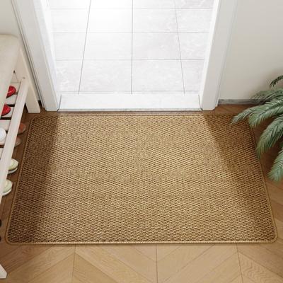 Outdoor Rugs Faux Jute Doormat Effortless Style Durability Every Entrance Floor Carpet Multi-Size 40x60cm/50x80cm/80x120cm