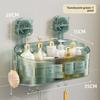 Suction Cup Rack, Bathroom, Toilet, Seamless, No Punching, Light Luxury Cosmetics, Washstand, Wall-mounted Storage Box.
