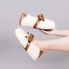 Fluffy Shoes Women 2026 Autumn and Winter New Casual Flat Shoes Mary Jane Female Slip-on Lazy Retro Loafers Women