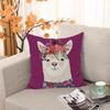 Pillow for Sleep Floral Friends Animal Cushion Cover Stuffed Cushions Decorative Pillows Sofa Cases Elegant Room Covers