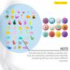 12Pcs Bath Bombs Set with Toy Fizzy Spa Ball for Kids Adults Moisturizing Skin-Softening Portable Travel Relaxation Kit for Beach Pool Home