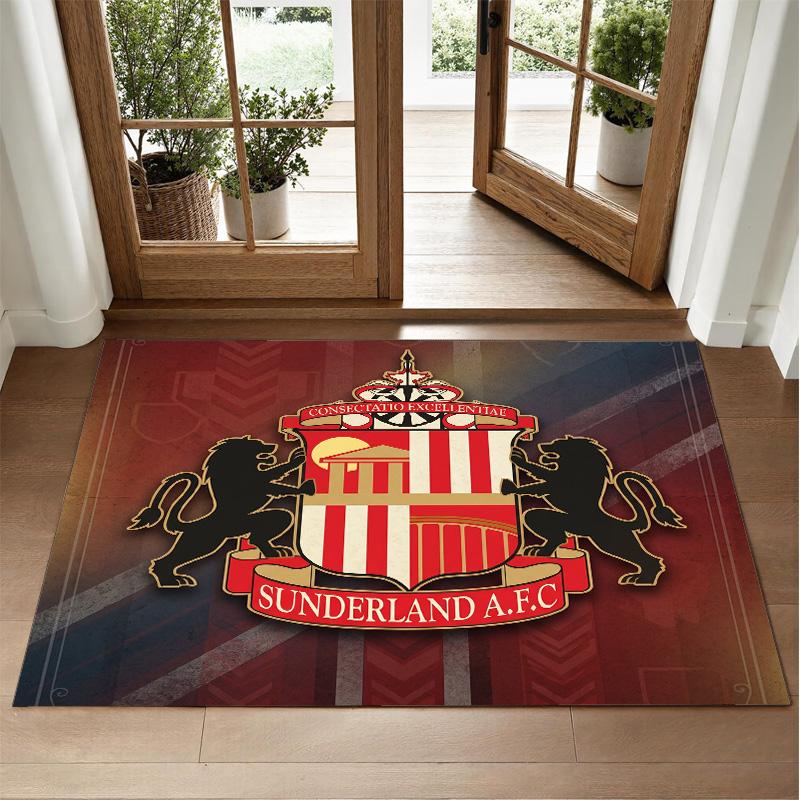 Sunderland Design Crystal Velvet Rug Soft Decorative Mat for Bedroom Entrance