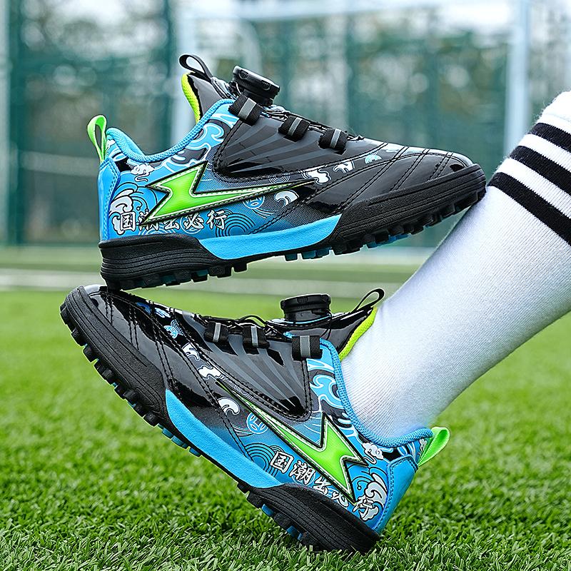 Childrens Soccer Shoes Turf Court Football Boot Luxury Design Five-a-side Soccer Shoes Kids Football Shoes for Boys