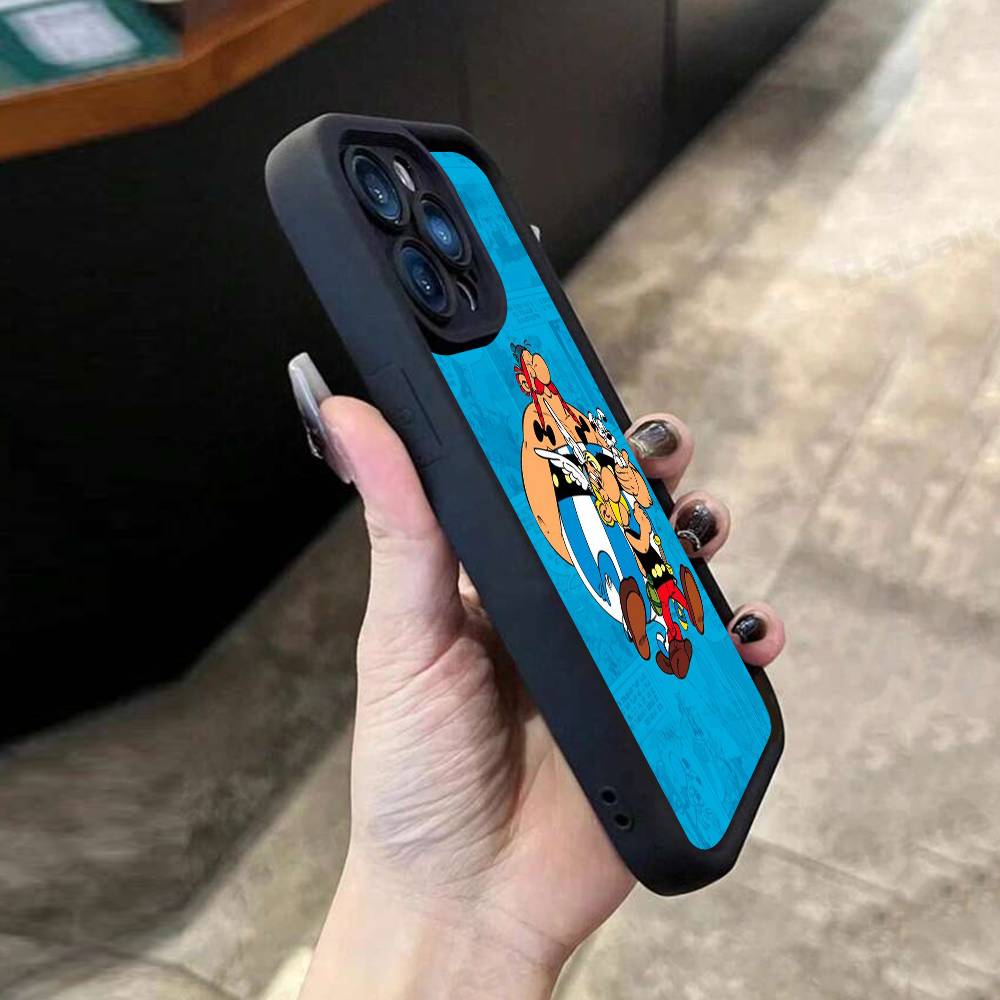 A-Asterix Y-O-Obelix Phone Case For IPhone 17 16 15 14 13 12 11 Pro Max Plus Silicone Shockproof Case