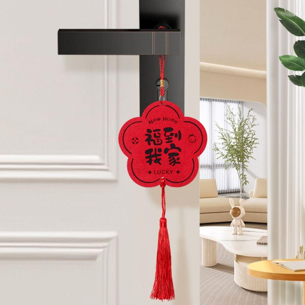 2pcs Non Woven 2025 Snake Year Wall Pendants New Year Lucky Decoration  Bedroom Decoration