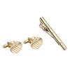 3PCS Decorative Business Shirt Cufflink with Tie Pin Tuxedo Cuff Stud Men’s Gift