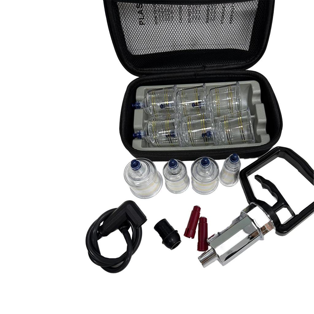 10 PCs Portable Cupping Therapy Set  Plastic Suction Cups Kit for Pain Relief, Muscle Relax, Body Massage