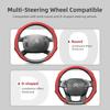 Suitable for Citroen Perforated Leather Steering Wheel Cover C3 C4 X Berlingo C5 Aircross Jumper SpaceTourer Ami X Red Black