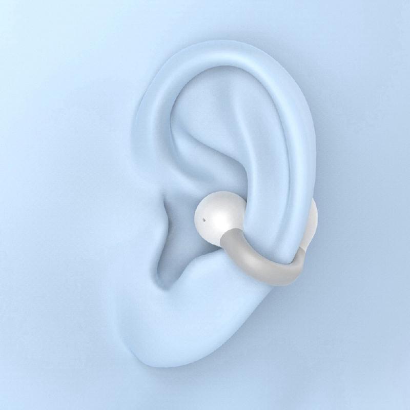 M-S8 Tws Wireless Bluetooth Headphones Bone Conduction Headset Hifi Stereo Music Ear Clip On Ear Earring Sports Earbuds With Mic