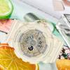 Casio Baby-G Series Dual Display Quartz Movement Resin Strap Watch Women watches Gold BA-110GA-7A2PRD