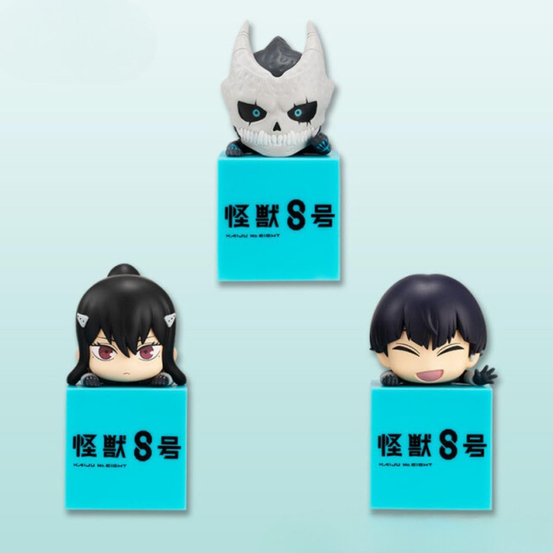 

[Official] Kaiju No. 8 Hook Figure Set of 3: Kaiju No. 8, Ashiro Mina, and Hoshina Soshiro