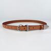 Top Layer Cowhide Retro Women's Genuine Leather Belt Casual Pants Jeans High-end Women's Simple and Versatile Belt