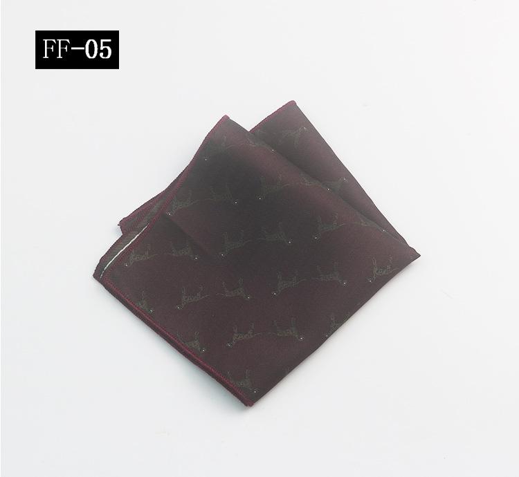 Pocket Towel Men'S, Suit Banquet Wedding Groom Best Man Striped Pattern High-End Small Square Towel Handkerchief