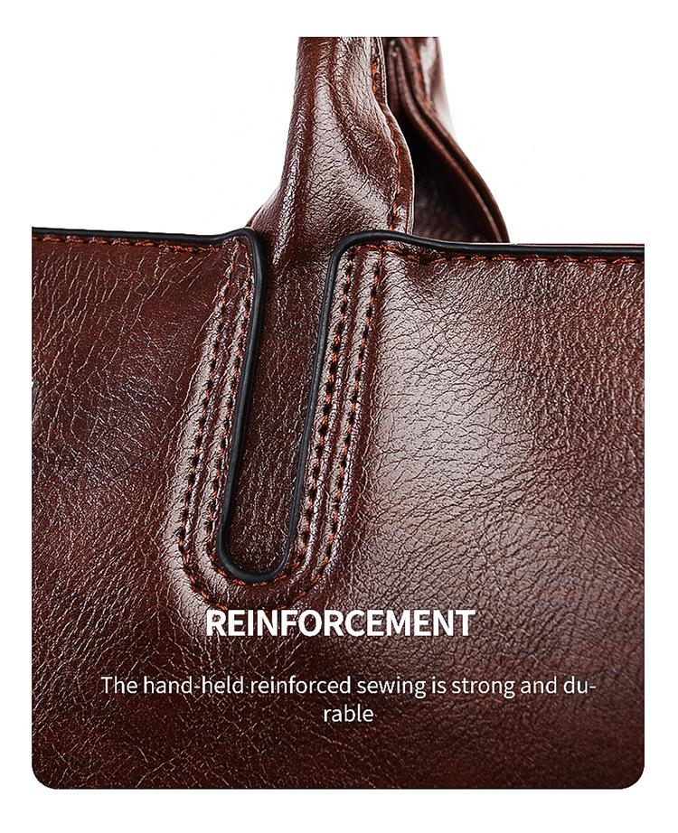 Women's 2025 Trendy Large Capacity Casual Tote Handbag & Crossbody Bag