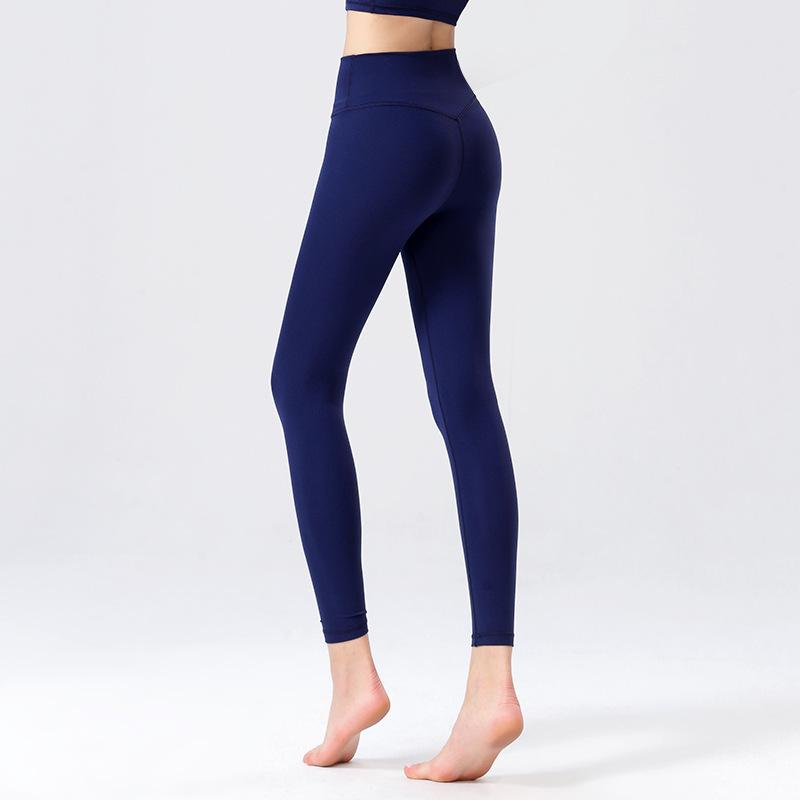 Nude Feel Pfirsichpo Straffende Fitness-Yogahose – Herbst/Winter Europäisch Amerikanischer Stil Damen Lange Hose