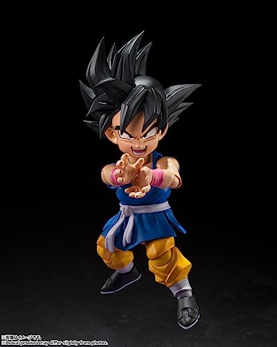TAMASHII NATIONS SHFiguarts Dragon Ball GT Son Goku -GT- Aprox.. Figura móvel pintada em ABS e PVC de 80 mm
