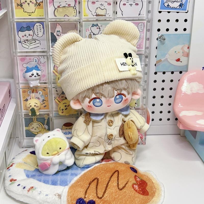 Original 20cm Doll Clothes Bear Shaped Cookies Climbing Suit Pajamas Cotton Doll Female Cute Doll Refill Toys Gifts