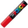 Mitsubishi Pencil Poster Color Marker Posca PC17K (Extra Thick, Square Tip) [Set of 5] (Red)