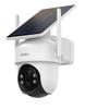 Telecamere di Sicurezza 5MP Esterno Wireless Kit 2 Camere, Sistema di Telecamere di Sicurezza Domestica ad Energia Solare con Pan & Tilt a 360° Tracciamento Automatico Visione Notturna a Colori 2K