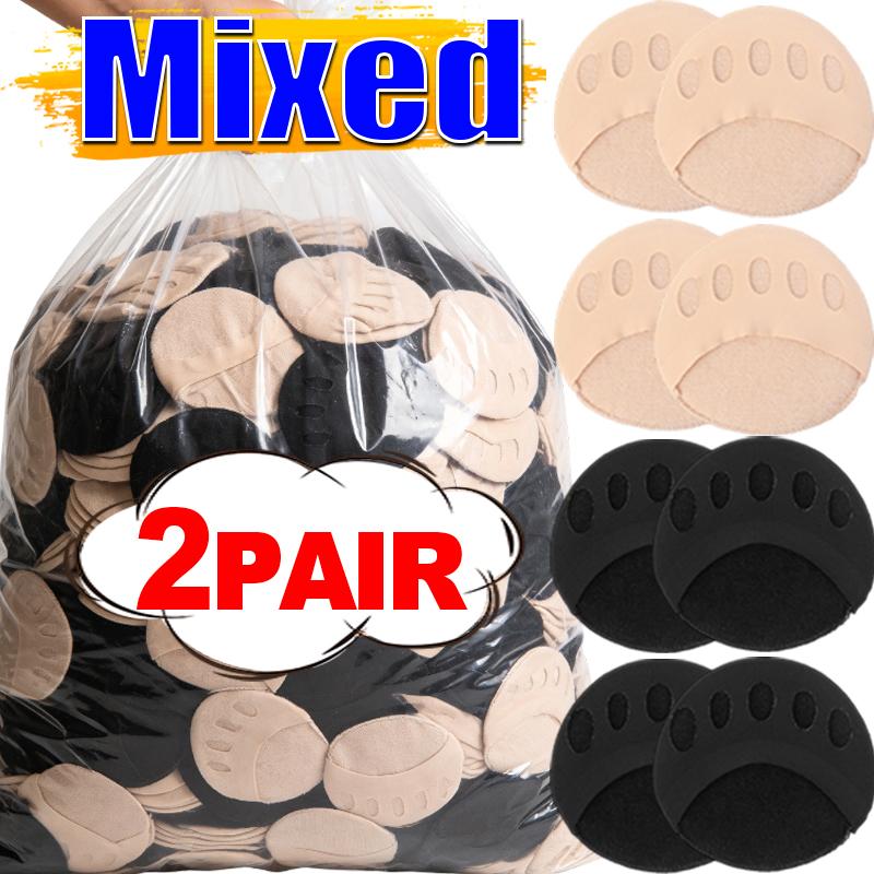 2/20pcs Five Toes Forefoot Pads for Women High Heels Half Insoles Invisible Foot Pain Care Absorbs Shock Socks Toe Pad Inserts