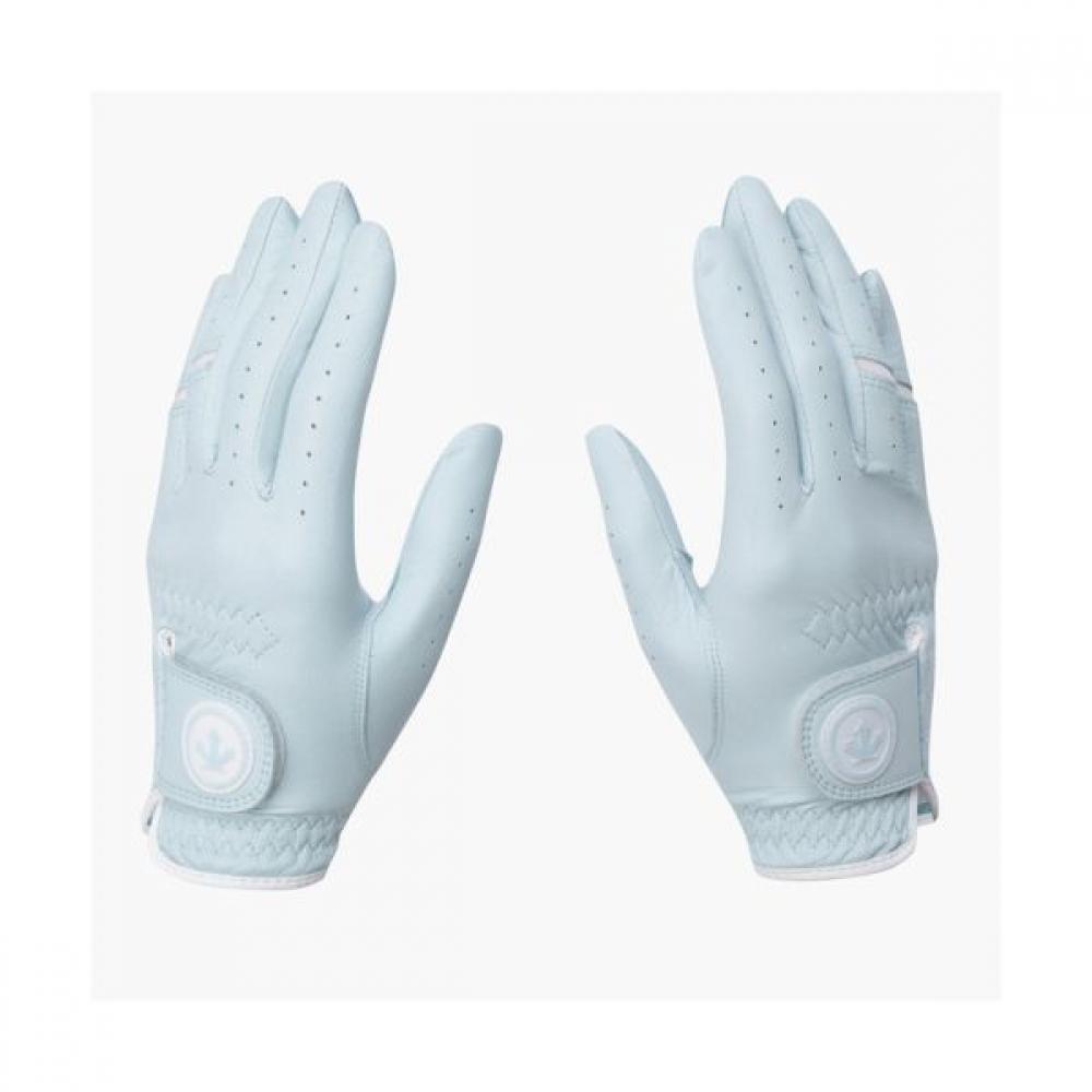 

DeScente Golf Women S SheepSkin Two Hand gloveS LBLGLightBlue/18