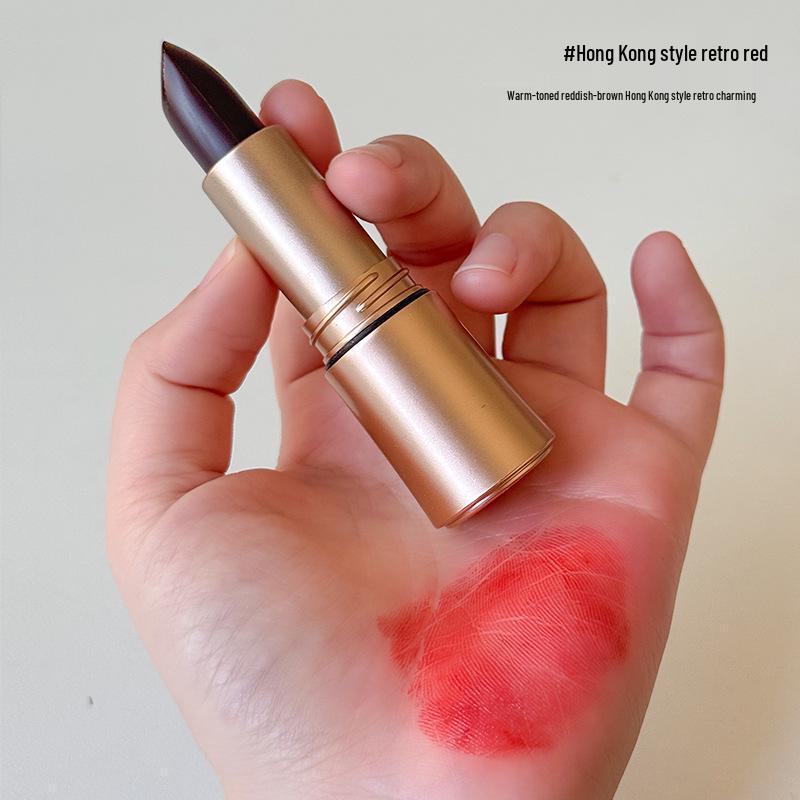 Black Rose Waterproof Non-Stick Retro Lipstick - Moisturizing & Long-Lasting