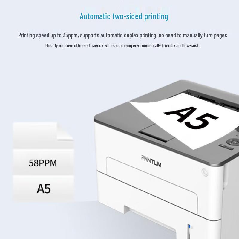 Pantum A4 Black and White Laser Printers CN plug (adapter included)